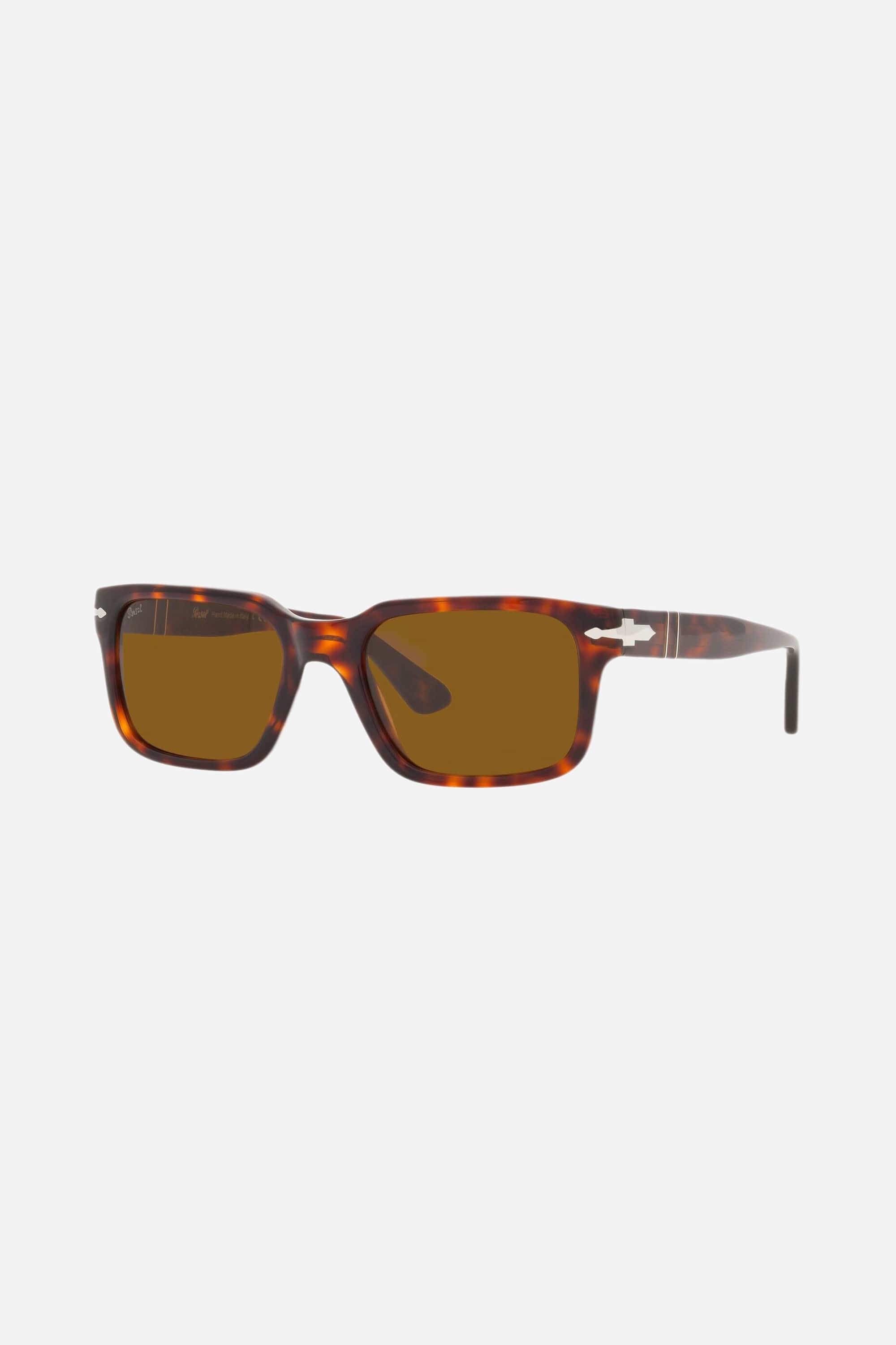 Persol squared red havana sunglasses